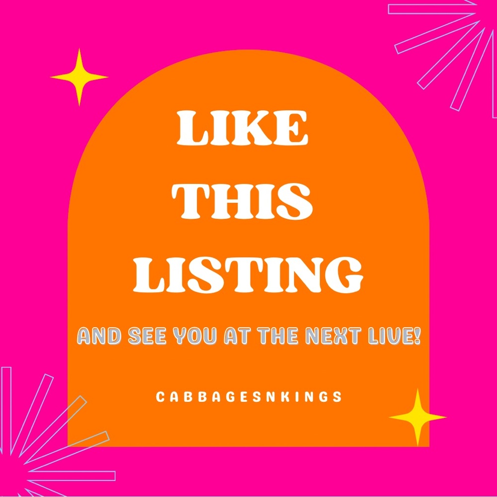 🩷Like this listing to be notified of LIVE shows🩷